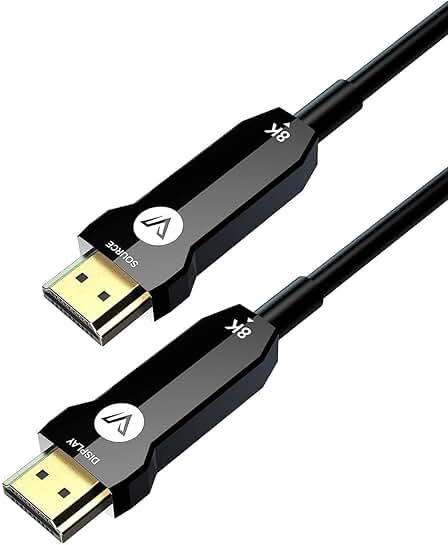 8K HDMI Fiber Optic Cable 33FT Ultra High-Speed