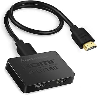 8K HDMI Splitter 1 In 2 Out with 4ft Cable