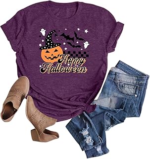 Women’s Funny Fall Halloween Graphic T-Shirt