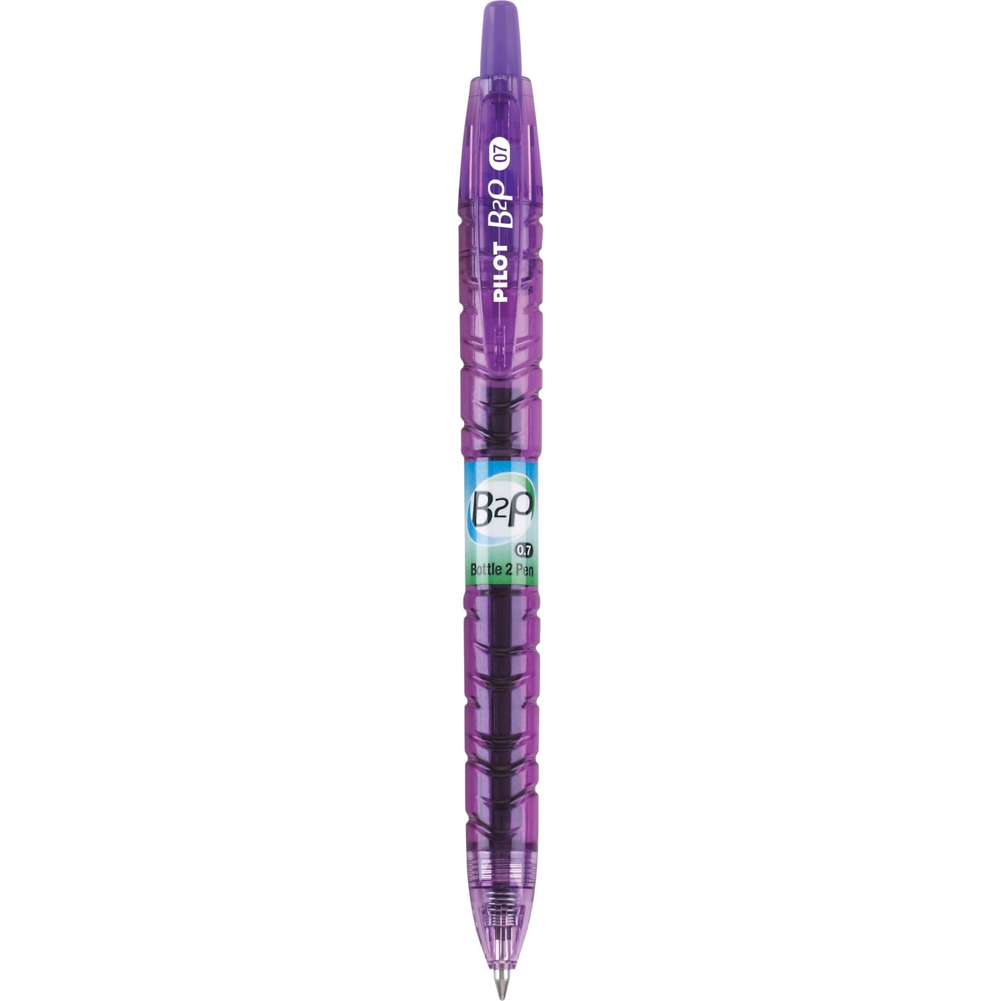 Refillable Purple Gel Pen, Fine Point, 12-Pack