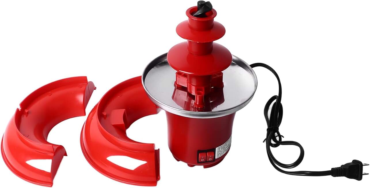 Three-Layer Detachable Mini Chocolate Fountain for Parties