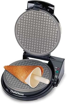 Ice Cream Cone Maker with Nonstick Plates