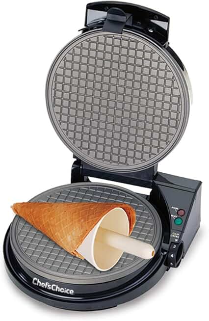 Ice Cream Cone Maker with Nonstick Plates