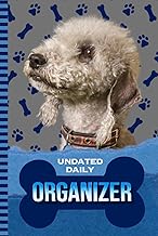 Daily Organizer with Blue Paw Print Cover
