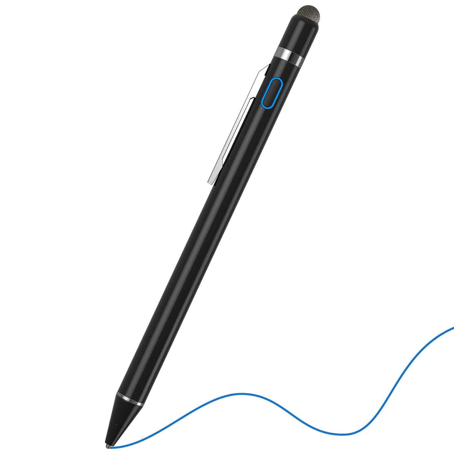Stylus Pens for Touch Screens, Universal Fine Point Stylus for iPad, iPhone, Samsung, iOS/Android Smart Phone and Other Tablets, Active Stylus Stylist Pen Pencil for Precise Writing/Drawing