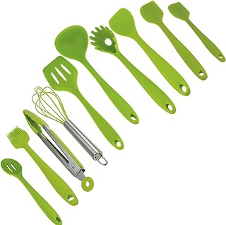 10-Piece Heat-Resistant Silicone Kitchen Utensil Set