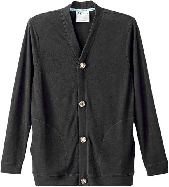Men's cardigan with magnetic buttons