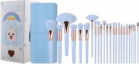 24-Piece Soft Makeup Brush Set with Travel Case