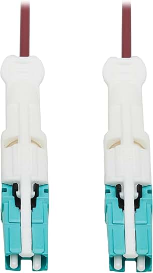 400G Duplex Multimode Fiber Optic Cable Adapter, 1m