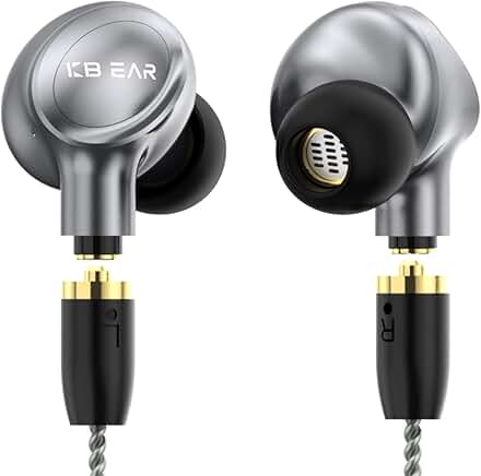 Wired IEM Earbuds with Bass and Sound Cancellation