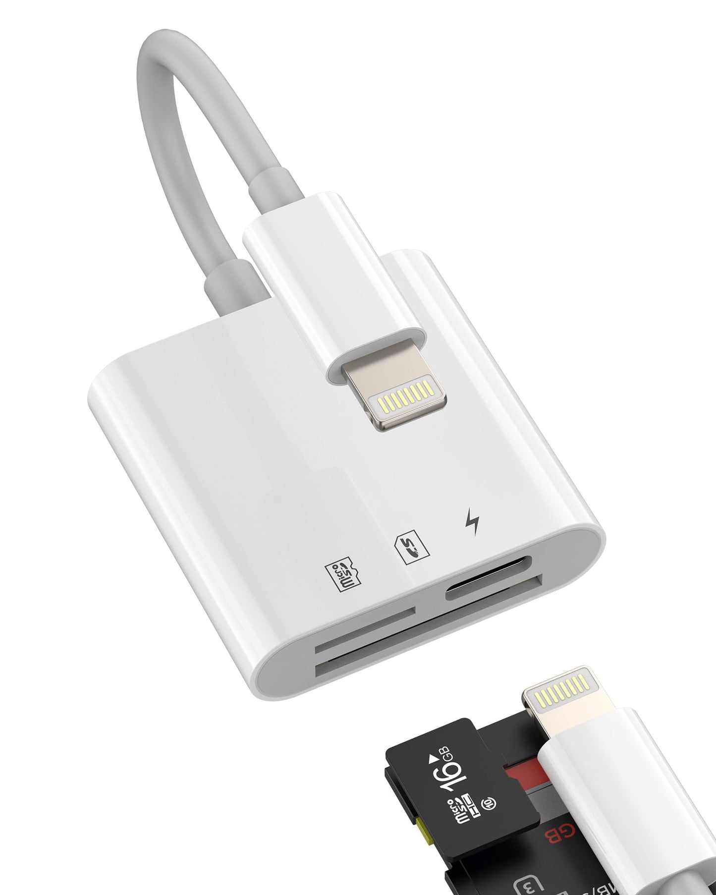 Lightning to Micro SD TF Card Reader Adapter