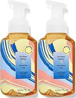 Set of two 8.75 oz. lemon and sun scented foaming hand soaps