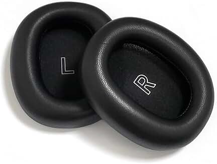 Black replacement ear pads for Beoplay H95 headphones