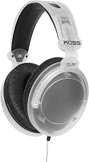 Over-Ear Headphones with Clear Design and 3.5mm Plug