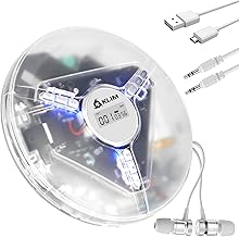 Portable CD Player with Headphones and Built-in Battery