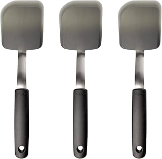 Set of three silicone cookie spatulas
