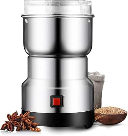 Electric Coffee and Spice Grinder, 550W, 50-150G Capacity