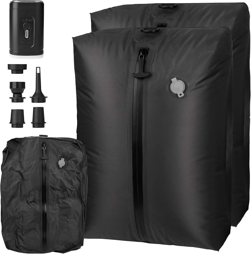 Reusable Travel Vacuum Bags with Pump, 2 Pack