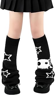 Long Kawaii Knit Leg Warmers for Women and Girls