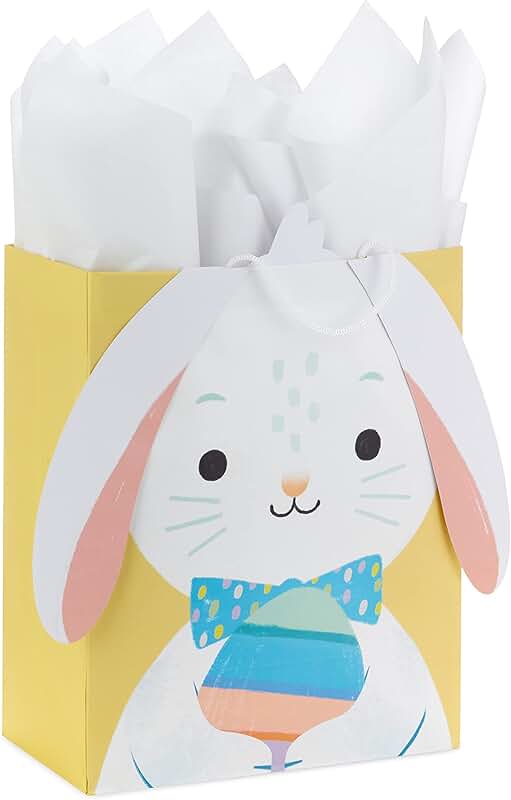 Large 13-inch Easter Gift Bag with Tissue Paper