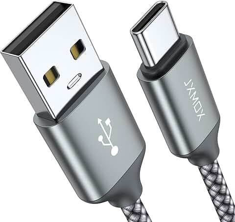 2-Pack USB Type C to USB A Charging Cables