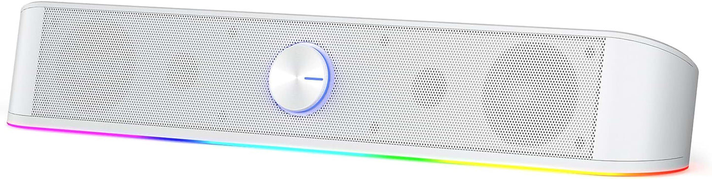 RGB Desktop Soundbar with Touch Control and Lighting