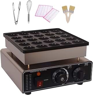 Mini Waffle and Pancake Maker with Accessories