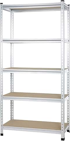 Medium Duty 5-Tier Storage Shelving, 36x18x72