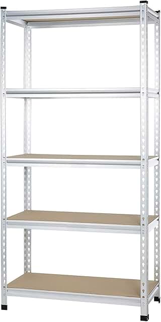 Medium Duty 5-Tier Storage Shelving, 36x18x72