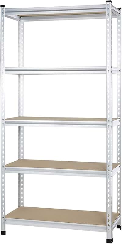 Medium Duty 5-Tier Storage Shelving, 36x18x72