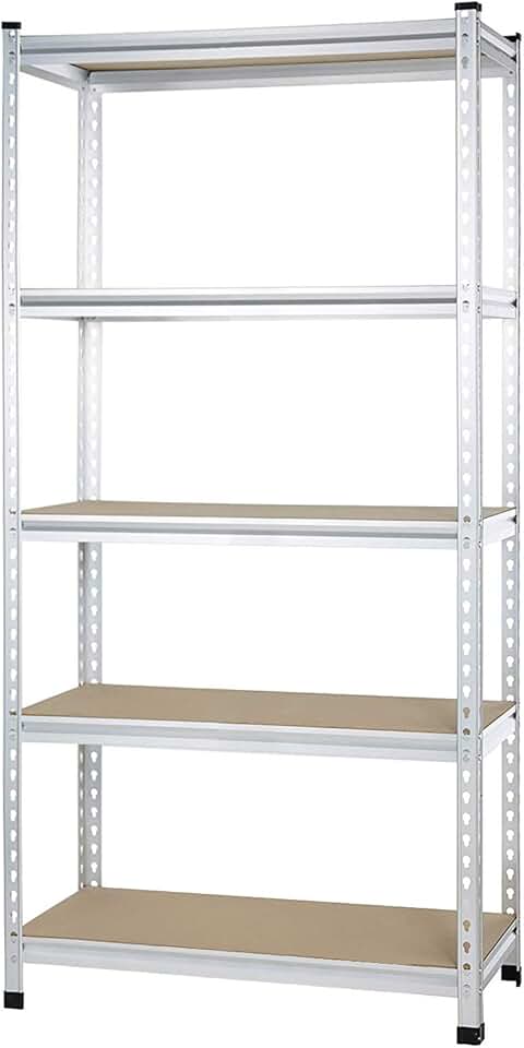 Medium Duty 5-Tier Storage Shelving, 36x18x72