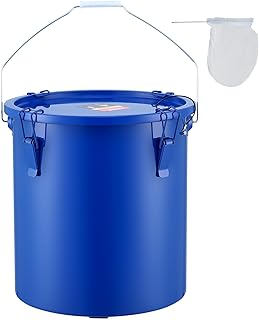 6-Gallon Carbon Steel Oil Disposal Bucket with Lid