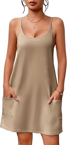 Cotton Women's Nightgown with Pockets, S-3XL