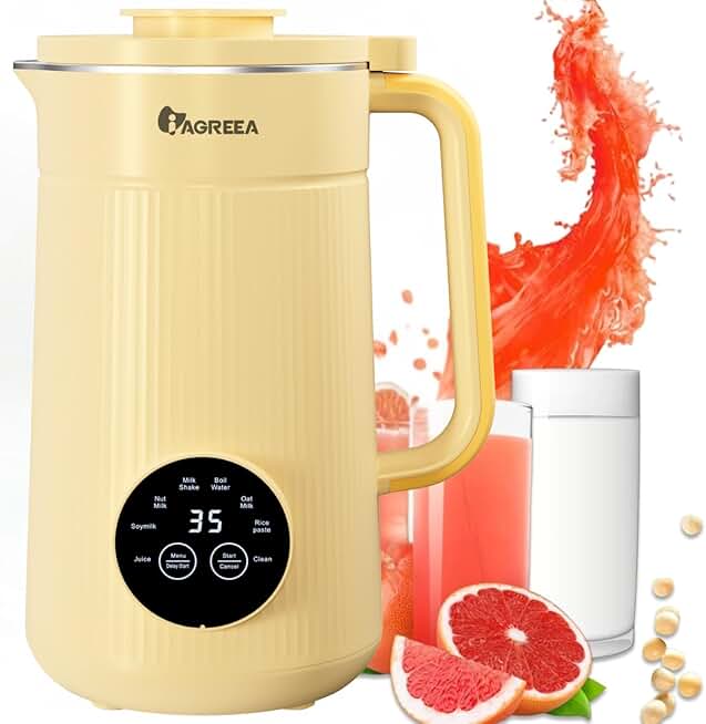 8-in-1 Automatic Nut Milk Maker with Self-Cleaning