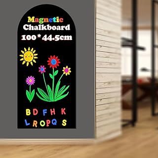 Magnetic Chalkboard Wall Decal with Magnet Letters