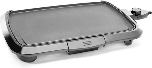 Electric Griddle with Adjustable Temp and Easy Cleaning