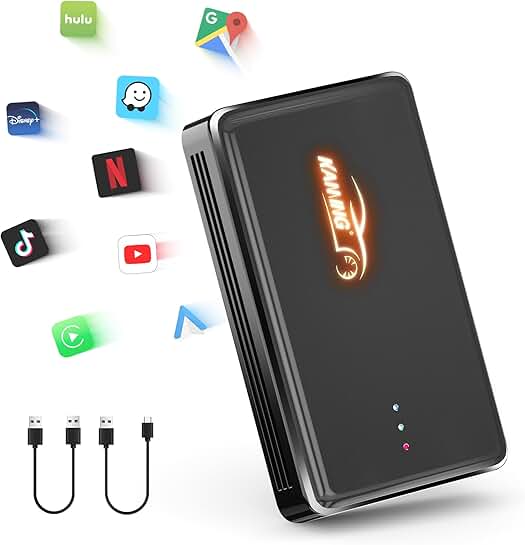 Wireless CarPlay Adapter with YouTube and TikTok