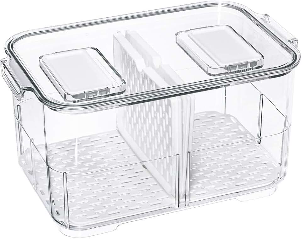 Vegetable and Fruit Storage Containers with Lids