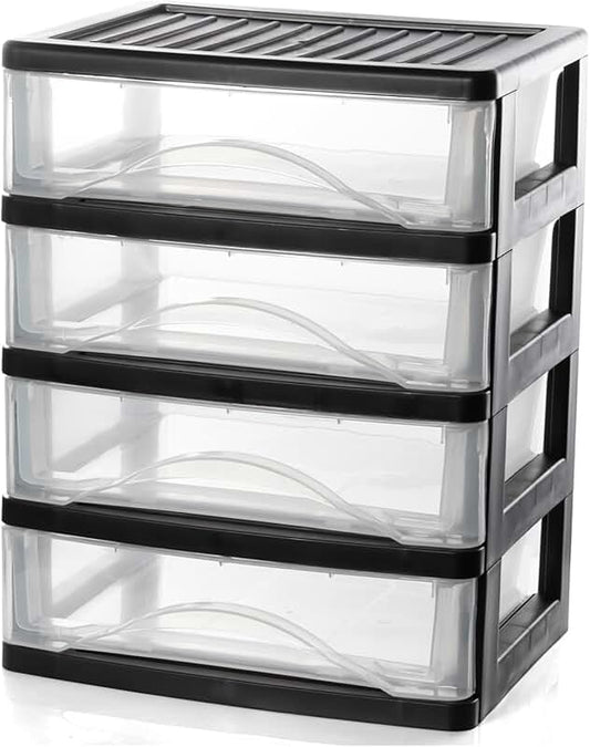Leak-proof stackable wire baskets for pantry storage