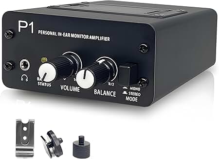 Portable In-Ear Monitor System with Amp and Panning