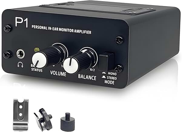 Portable In-Ear Monitor System with Amp and Panning