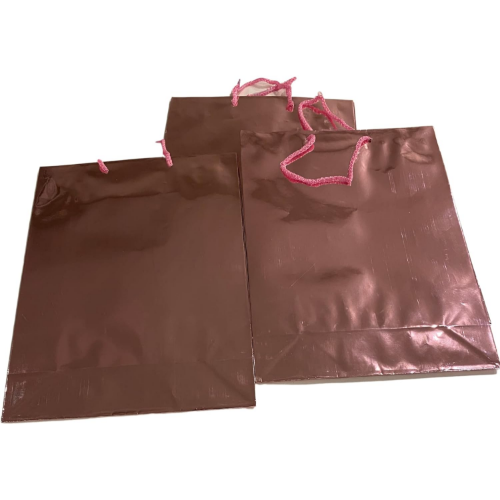 MODAIO-Large 14 in x 10 in x 4 in Gift Bags - 3/Packs (Pink)