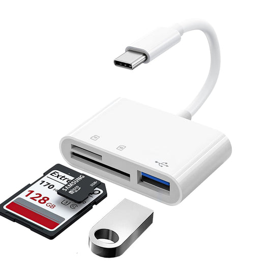 USB C SD Card Reader for iPhone, iPad, Mac, and Android