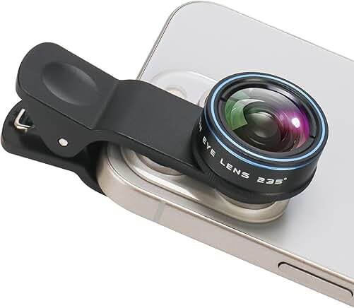 Fisheye Lens 235° for Smartphone Camera