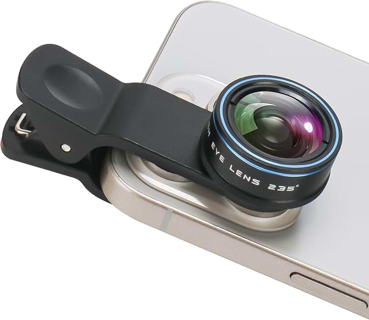 Fisheye Lens 235° for Smartphone Camera