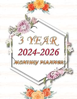 2024-2026 Monthly Planner with Daily To-Do List