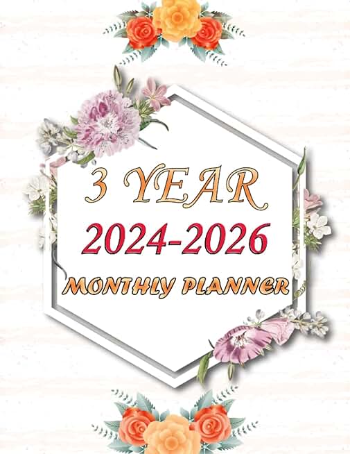 2024-2026 Monthly Planner with Daily To-Do List