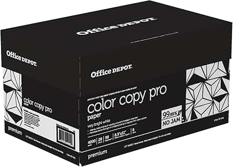 Color Copy Paper, 8.5 x 11 inches, 28 lb, 500 sheets