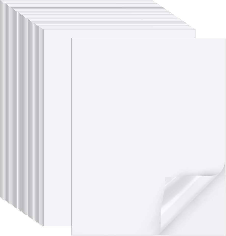 Printable Matte Sticker Paper, 300 Sheets, Letter Size