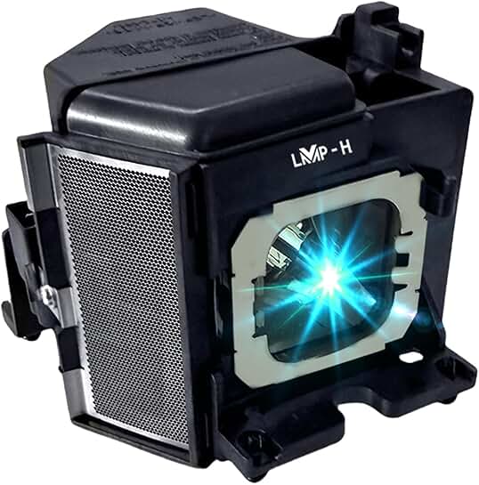 Replacement projector lamp with housing for select models